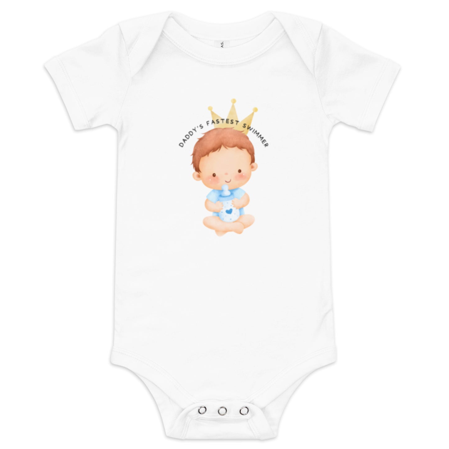 Daddy's Fastest Swimmer onesie