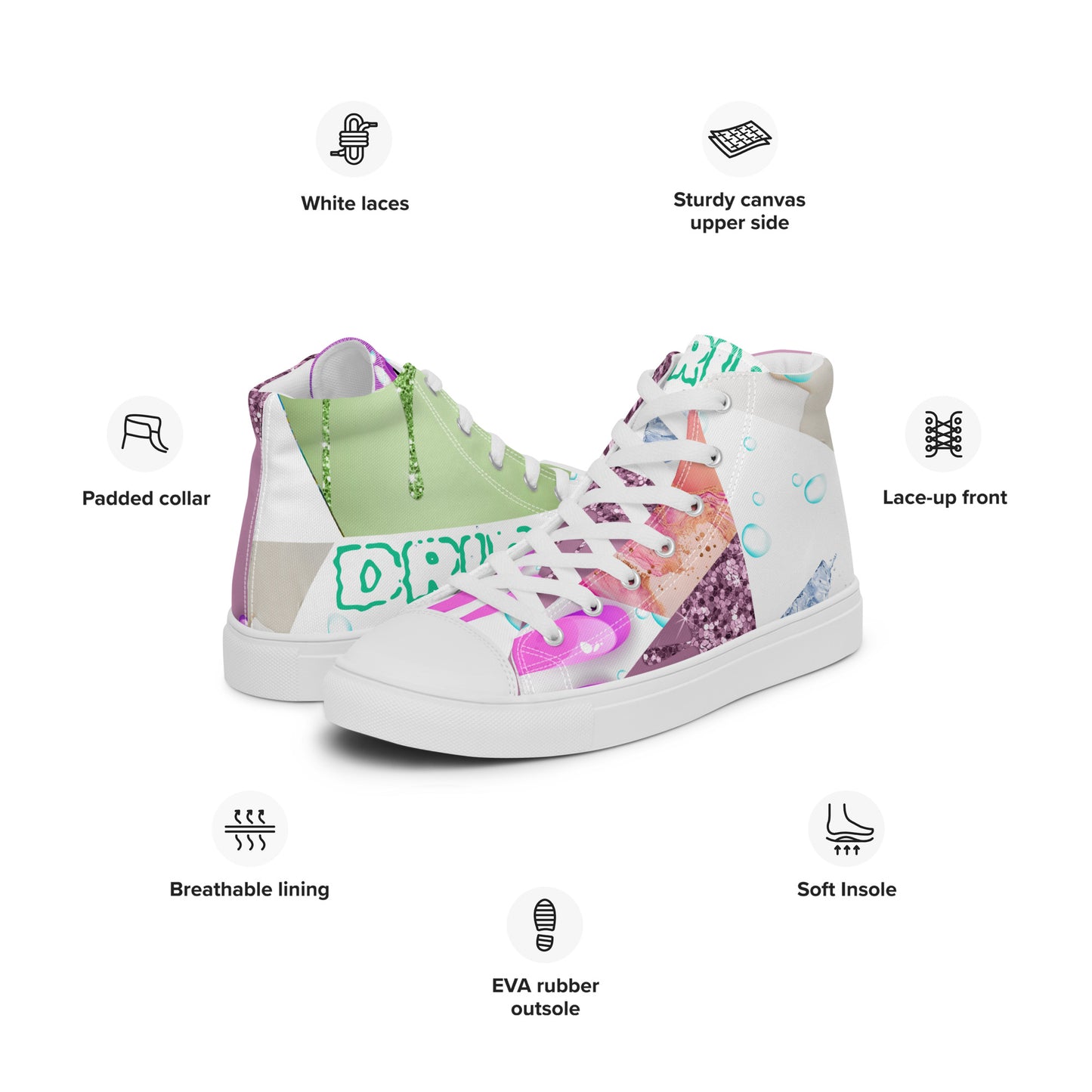 Drip Splash AuraFit original Mens High Top