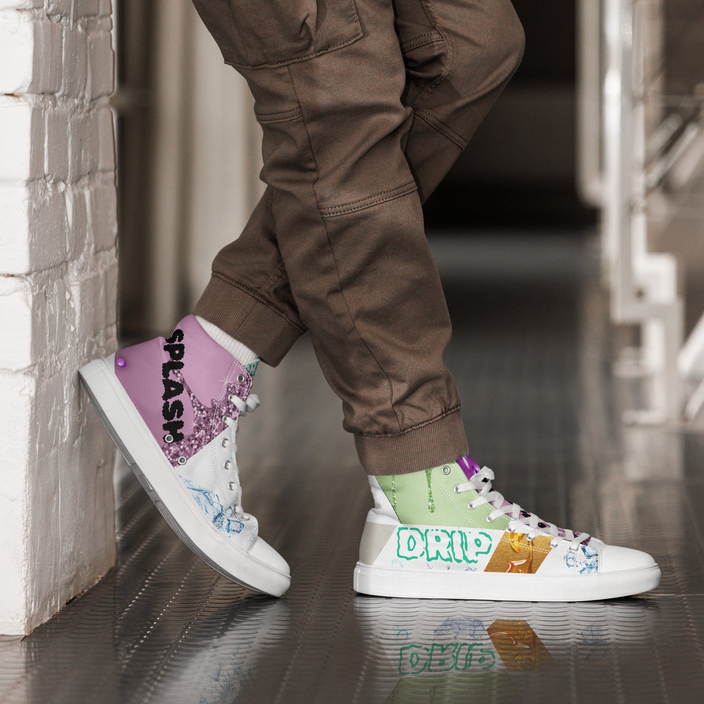 Drip Splash AuraFit original Mens High Top