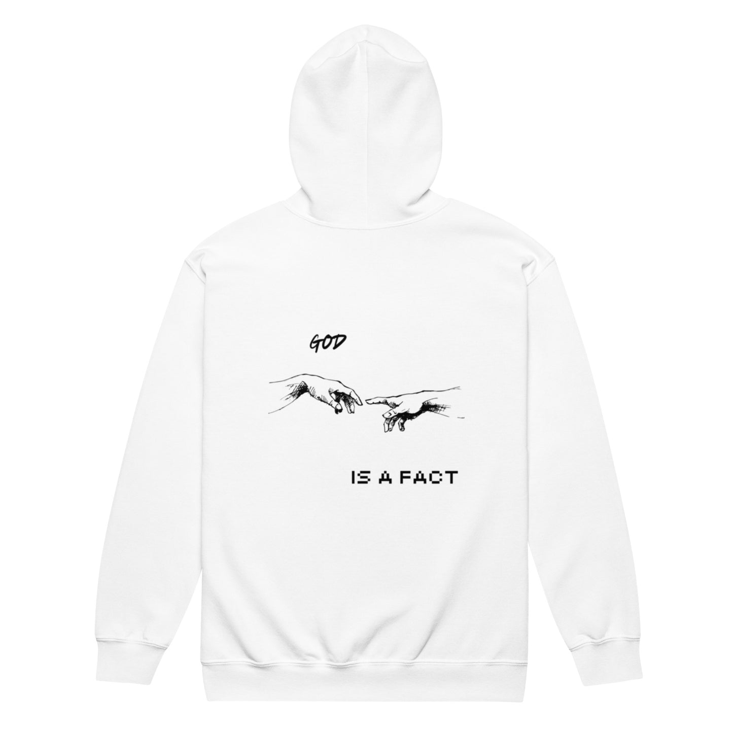 God is a Fact Zip Hoodie