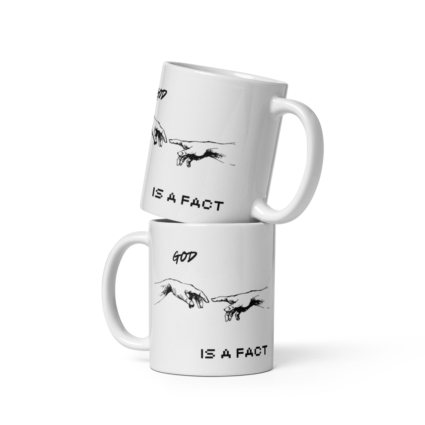 God is a FACT glossy mug