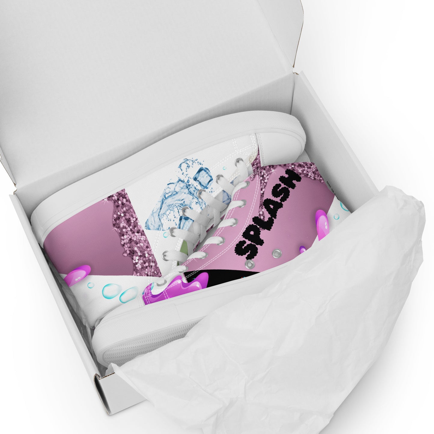 Drip Splash Womens High Tops