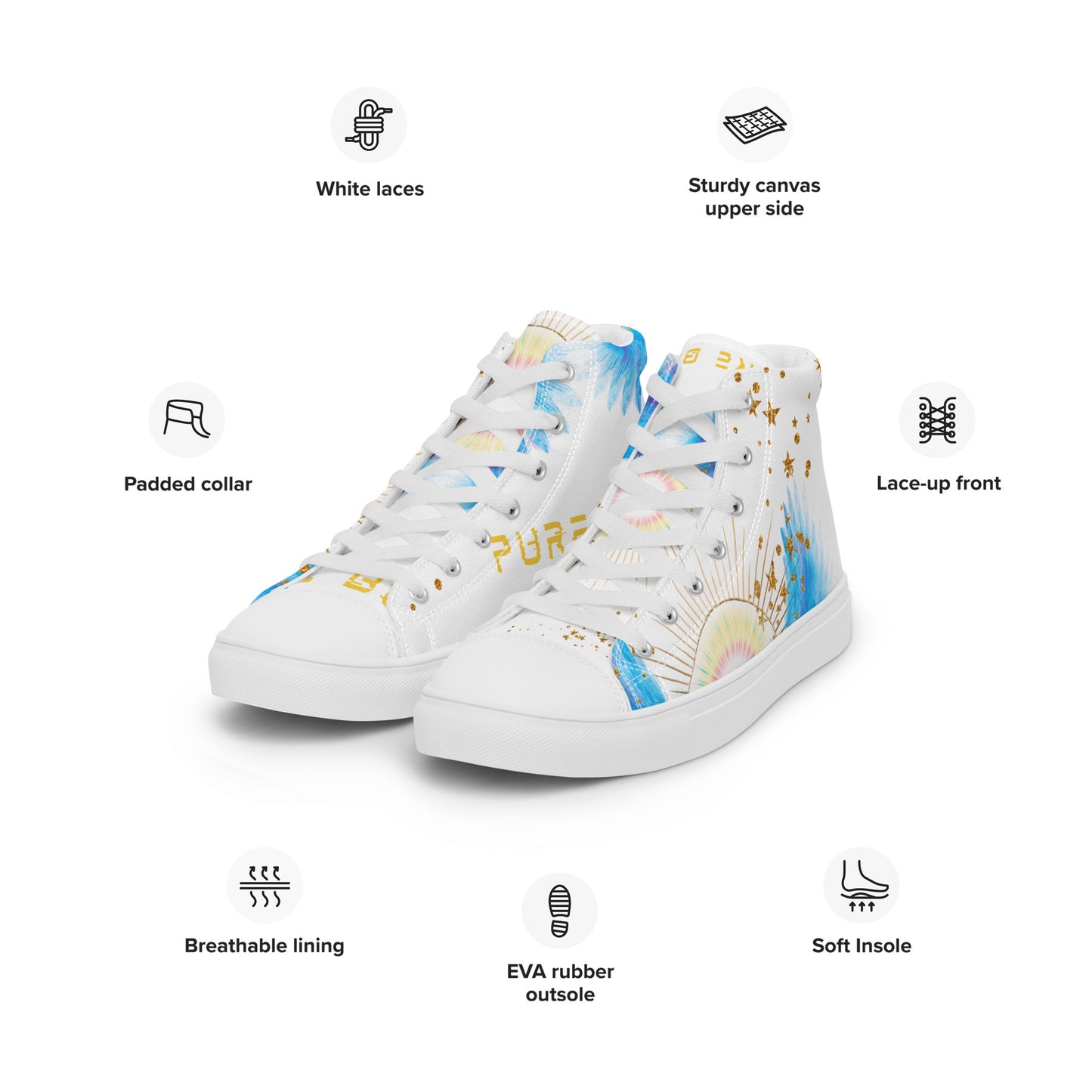 Pure Bliss Womens High Top