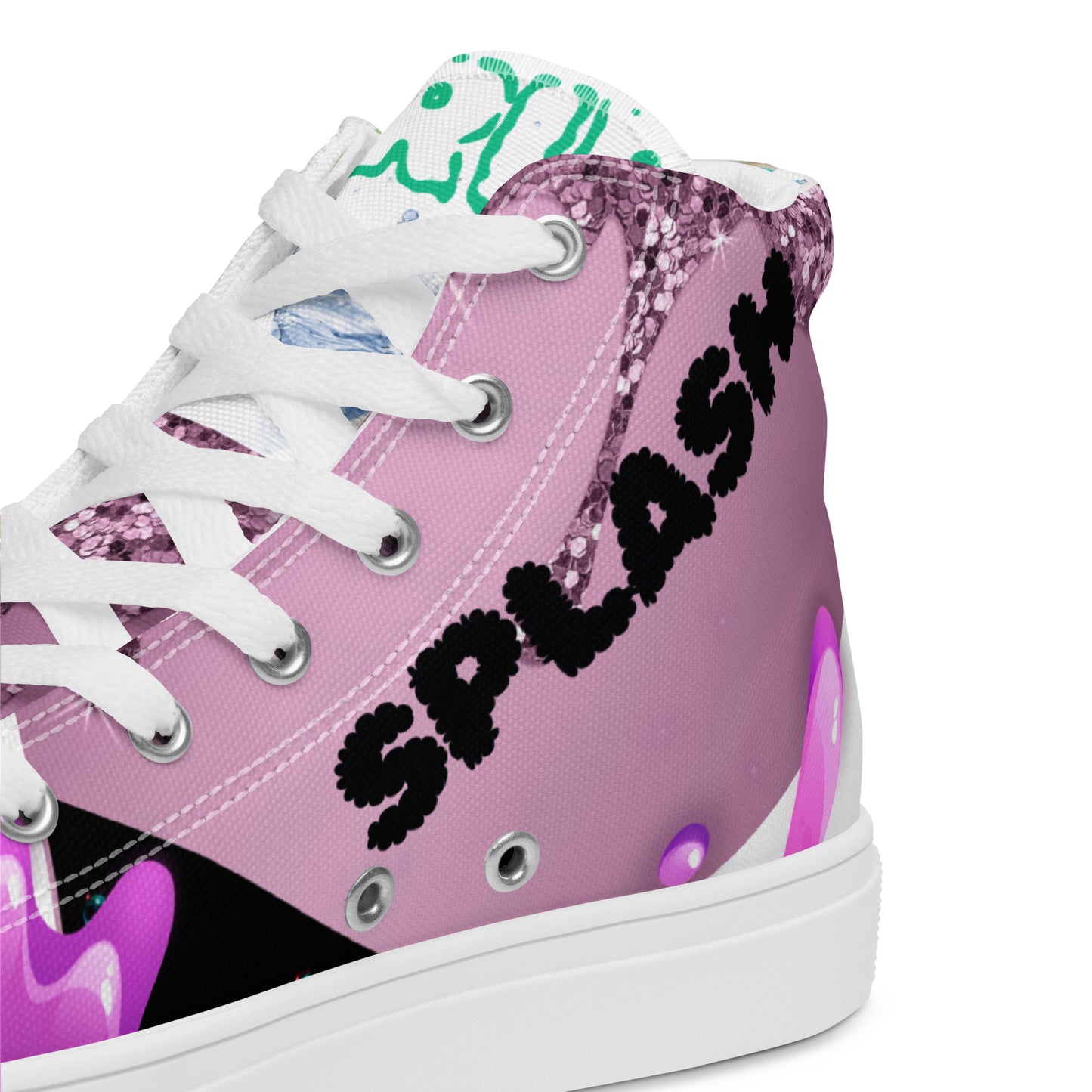Drip Splash Womens High Tops