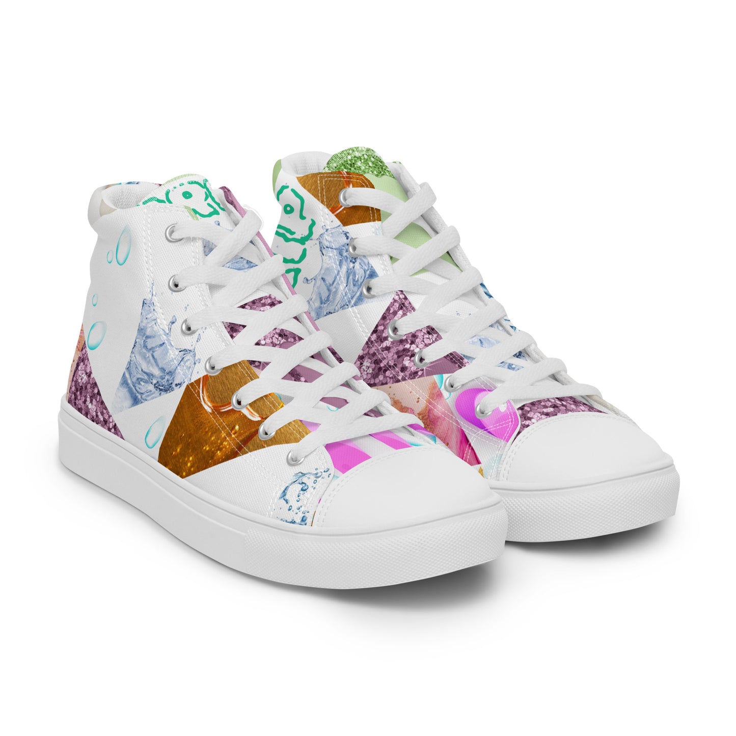 Drip Splash Womens High Tops