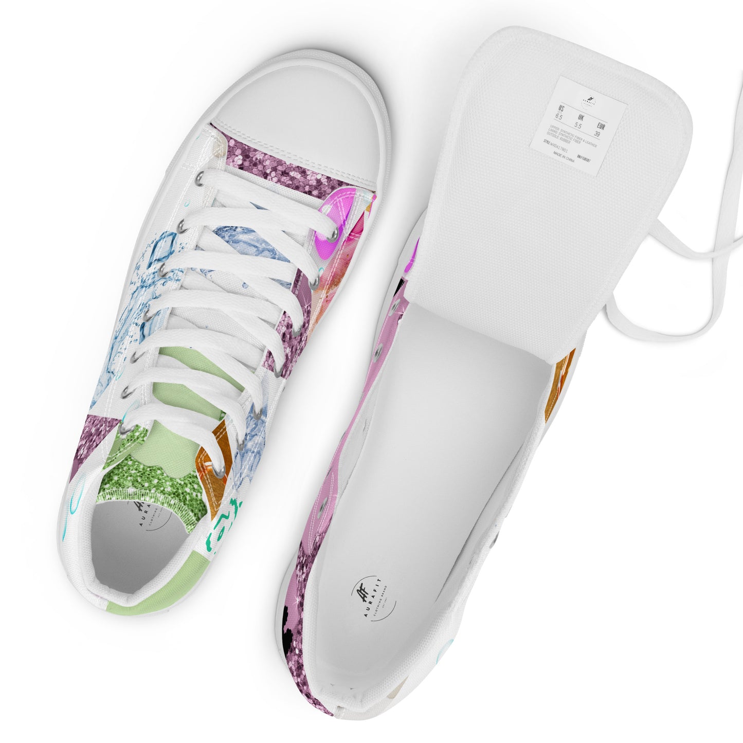 Drip Splash Womens High Tops