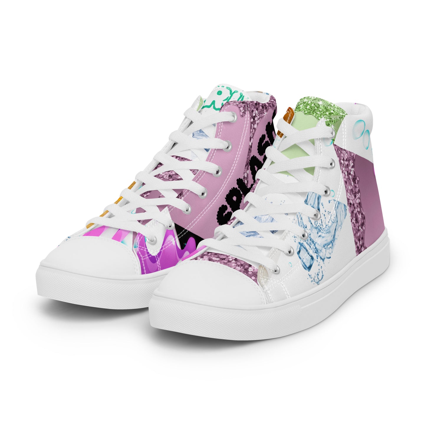 Drip Splash Womens High Tops
