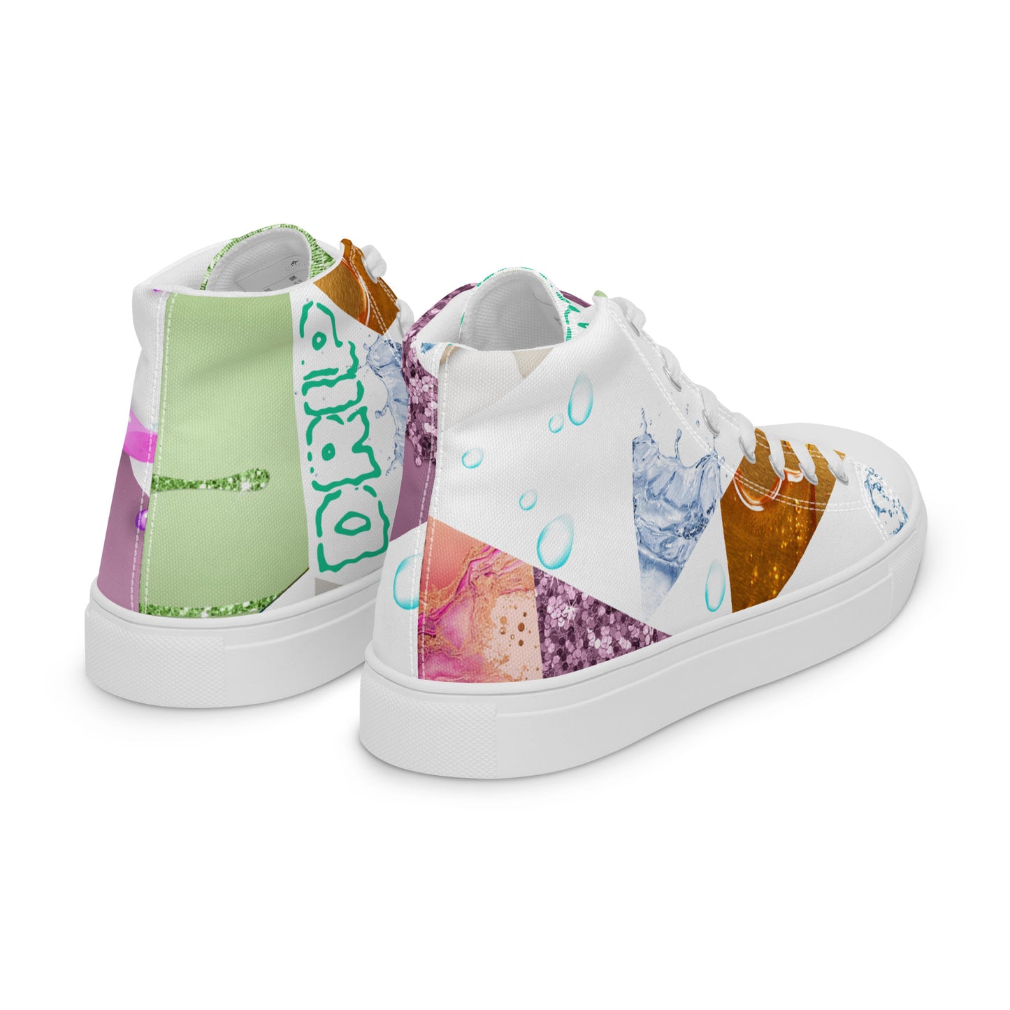 Drip Splash Womens High Tops